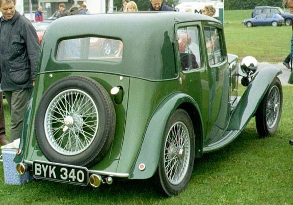 <I> M.G. KN Magnette Pillarless Saloon. 1935.  Jan Borgfelt</I>