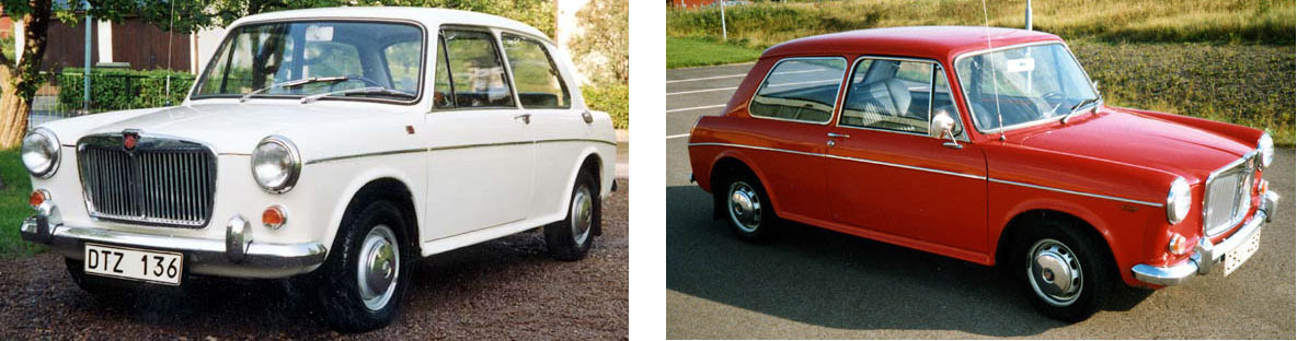 <I>Lotta Karlstrms M.G. 1100 Mk I Saloon.  Lotta Karlstrm. Rolf-ke Axelssons M.G. 1300 Mk II Saloon 1969.  Rolf-ke Axelsson</I>